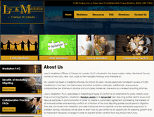 Tablet Screenshot of lawmediationny.com